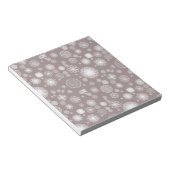 Bloc-note BuJo Papier Motif Dusty Florals Rose (Incliné)