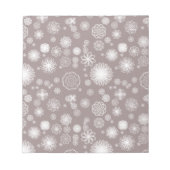 Bloc-note BuJo Papier Motif Dusty Florals Rose (Devant)