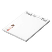 Bloc-note Bull Terrier Papa (Tourné)