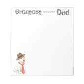 Bloc-note Bull Terrier Papa (Devant)