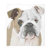 Bloc-note Bulldog anglais (Devant)