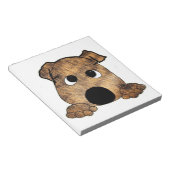 Bloc-note bulldog peeking brindle (Incliné)