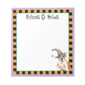 Bloc-note Bulldog Witch (Devant)