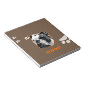 Bloc-note Bulldog Woof (Incliné)