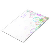 Bloc-note Bulles de savon (Incliné)