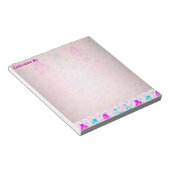 Bloc-note Bulles montantes (rose&bleu) (Incliné)