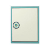 Bloc-note Bullseye combiné gris par Shirley Taylor (Tourné)