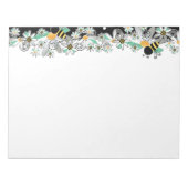 Bloc-note Bumble Bees Blancs et Pois noirs (Devant)