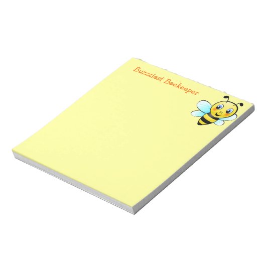 Bloc-note Bumblebee personnalisable (Tourné)