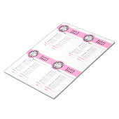 Bloc-note Bunco Chicks Roll with it Score Card Pink - 160 (Incliné)