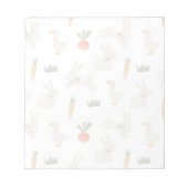 Bloc-note Bunnies & Canards sur le Motif de ferme (Devant)