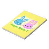 BLOC-NOTE BUNNIES "HAPPY EASTER" (Tourné)