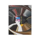 Bloc-note Bureau de la Mug de thé à vie morte Abstraite Art (Tourné)