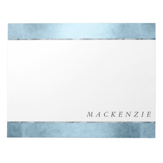 Bloc-note Bureau Mermaid Glitz | Princesse Blue Luster et no (Devant)