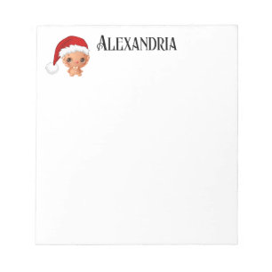 Bloc-note Bureau personnel minimaliste de Noël à thème