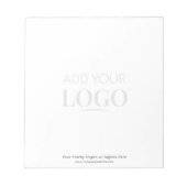 Bloc-note Bureau professionnel personnalisé du filigrane du  (Devant)