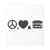 Bloc-note Burger (Devant)