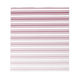 Bloc-note Burgundy rouge et blanc bonbons rayures