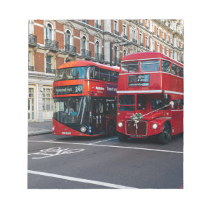 Bloc-note Bus Red Double Decker