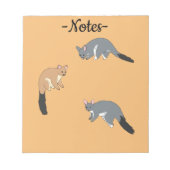 Bloc-note Bushy Tail Possums (Devant)