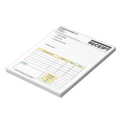 Bloc-note (Business Payment Pad) Livre de reçus de facture d (Tourné)