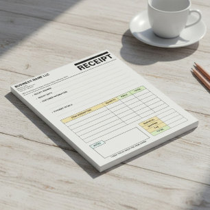 Bloc-note (Business Payment Pad) Livre de reçus de facture d