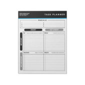 Bloc-note Business Task Planner Priority Matrix Notepad (Tourné)