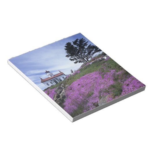 Bloc-note CA, Crescent City, phare de Battery Point avec (Incliné)