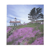 Bloc-note CA, Crescent City, phare de Battery Point avec (Devant)