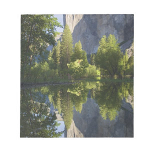 Bloc-note CA, Parc national de Yosemite, El Capitan reflété