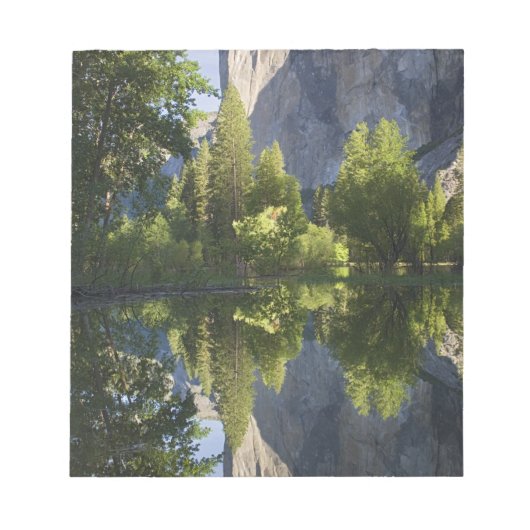 Bloc-note CA, Parc national de Yosemite, El Capitan reflété  (Devant)