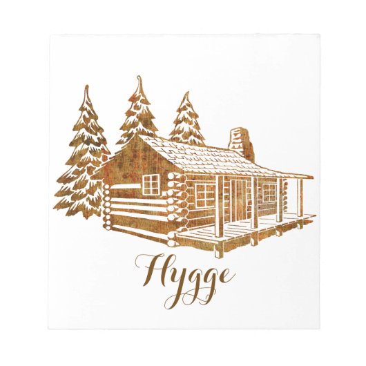 Bloc-note Cabine de journal confortable - Hygge ou votre pro (Devant)
