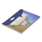 Bloc-note Cabines de Bain, Plage de Middle Brighton, Port (Tourné)