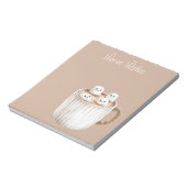 Bloc-note Cacao Souhaits Chauds Mug Brun Marshmallows (Tourné)