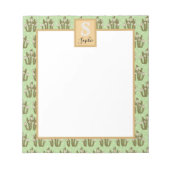 Bloc-note Cactus (Devant)