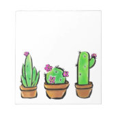 Bloc-note Cactus cactus cactus succulents (Devant)