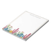 Bloc-note Cactus colorés | Thème Désert (Tourné)