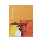 Bloc-note Cactus du désert Sunset Thunder_Cove (Tourné)