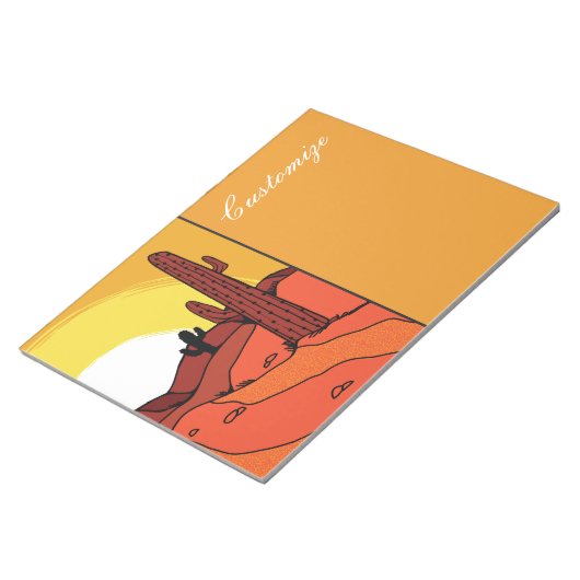 Bloc-note Cactus du désert Sunset Thunder_Cove (Incliné)