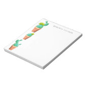 Bloc-note Cactus pointillés Fleurs Jaunes Personnalisées (Tourné)