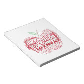 Bloc-note Cadeau adorable pour les enseignants (Incliné)