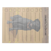 Bloc-note Cadeau Amoureux des chiens Black Labrador Retrieve (Devant)