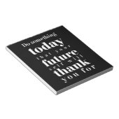 Bloc-note Cadeau Anniversaire Faites Quelque Chose Aujourd'H (Incliné)