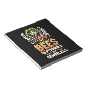 Bloc-note Cadeau apiculteur |Un Jour Sans Mes Abeilles Est I (Incliné)