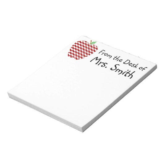 Bloc-note Cadeau Chevron Apple Teachers (Tourné)