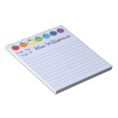 Bloc-note Cadeau d'appréciation personnalisé des enseignants (Incliné)