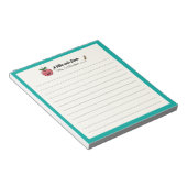 Bloc-note Cadeau d'appréciation pour enseignant avec Apple P (Incliné)