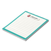 Bloc-note Cadeau d'appréciation pour enseignant avec Apple P (Tourné)