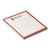 Bloc-note Cadeau d'appréciation pour enseignant avec Apple P (Incliné)