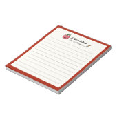 Bloc-note Cadeau d'appréciation pour enseignant avec Apple P (Tourné)